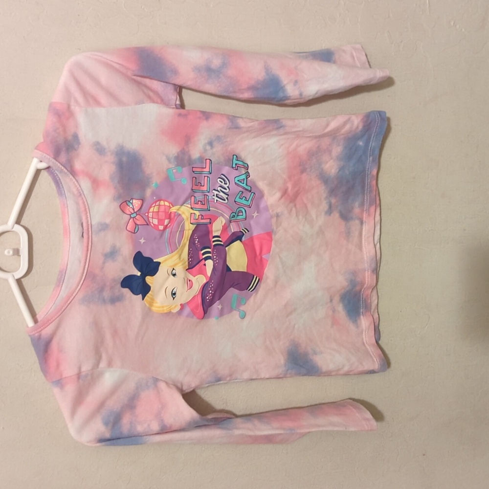 Jo Jo Siwa long sleeve tie dye feel the beat  size 7/8